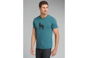 Image of prAna Wolf Pack Journeyman T-Shirt - Mens, Deep Balsam Heather, Large, M13181436-DMHT-L