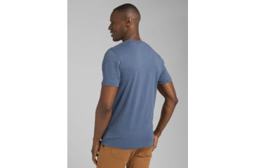 Image of prAna Wolf Pack Journeyman T-Shirt - Mens, Denim Heather, X-Large, M13181436-DEHT-XL