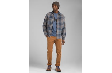 Image of prAna Wolf Pack Journeyman T-Shirt - Mens, Denim Heather, X-Large, M13181436-DEHT-XL
