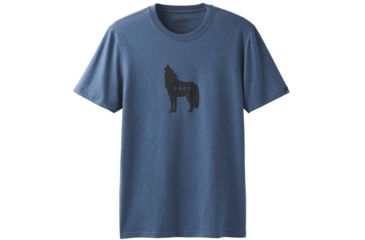 Image of prAna Wolf Pack Journeyman T-Shirt - Mens, Denim Heather, X-Large, M13181436-DEHT-XL