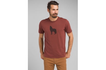 Image of prAna Wolf Pack Journeyman T-Shirt - Mens, Maple Heather, Medium, M13181436-MPHT-M