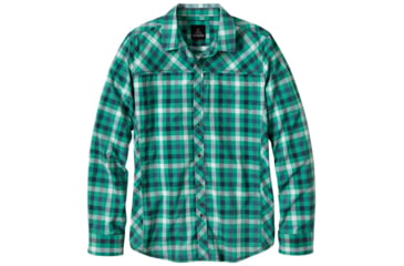 Image of prAna Zeven Slim Shirt - Men's -Cool Green-Large