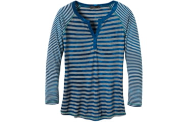 Image of prAna Zoe Henley Top - Women's -Pure Blue-X-Small