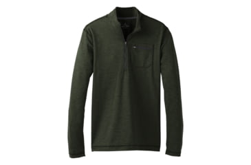 Image of prAna Zylo 1/4 Zip Shirt - Men's -Cargo Green-Small