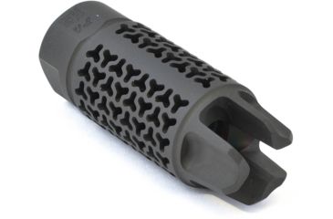 Image of Precision Armament EFAB 556 Hybrid Muzzle Brake, .223 Caliber / 5.56mm, Thread 1/2-28 TPI, Matte Black, A04484