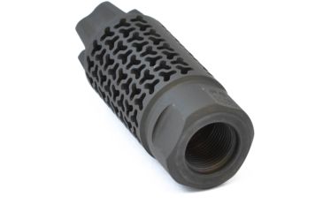 Image of Precision Armament EFAB 556 Hybrid Muzzle Brake, .223 Caliber / 5.56mm, Thread 1/2-28 TPI, Matte Black, A04484