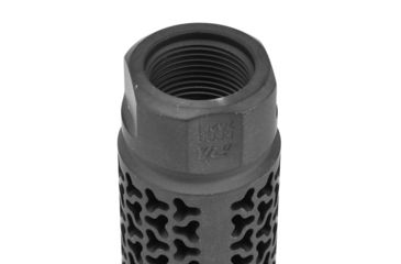 Image of Precision Armament EFAB 762 Hybrid Muzzle Brake, .308 Caliber / 7.62mm, Thread 5/8-24 TPI, Matte Black, A04488