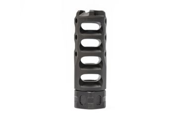 Image of Precision Armament Hypertap Muzzle Brake, 5.56x45mm NATO, Matte Black, A04612
