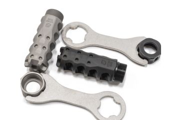 Image of Precision Armament Hypertap Muzzle Brake, 5.56x45mm NATO, Matte Black, A04612