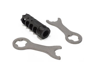 Image of Precision Armament Hypertap Muzzle Brake, 5.56x45mm NATO, Matte Black, A04612