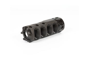 Image of Precision Armament Hypertap Muzzle Brake, 6.5mm Grendel, 5/8-24 RH, Matte, Black, A04624