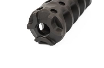 Image of Precision Armament Hypertap Muzzle Brake, 7.62x51mm NATO, 5/8-24 RH, Matte, Black, A04634