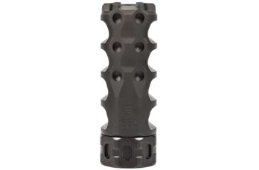 Image of Precision Armament Hypertap Muzzle Brake, 7.62x51mm NATO, 5/8-24 RH, Matte, Black, A04634