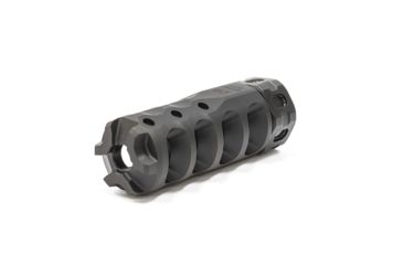 Image of Precision Armament Hypertap Muzzle Brake, 9mm Luger, 1/2-28 RH Thread, Black, A04684
