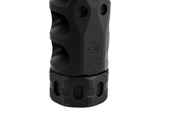 Image of Precision Armament Hypertap Muzzle Brake, 7.62x51mm NATO, 5/8-24 RH, Matte, Black, A04634
