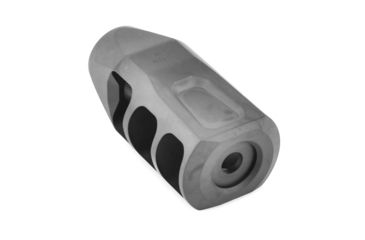 Image of Precision Armament M11 Severe-Duty Muzzle Brake 6.5mm/.264Cal, DLC Black, A04004