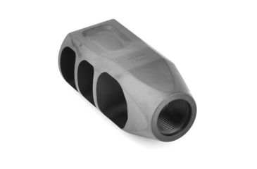 Image of Precision Armament M11 Severe-Duty Muzzle Brake 6.5mm/.264Cal, DLC Black, A04004