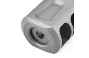 Image of Precision Armament M11 Severe-Duty Muzzle Brake 6.5mm/.264Cal, Stainless, A04005