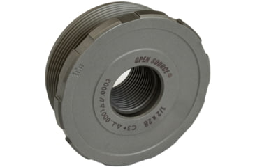 Image of Precision Armament OPEN SOURCE Certified Precision, Direct Thread Suppressor Mount, 1/2-28, Matte Stainless, A60001