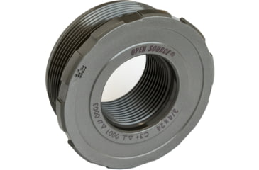 Image of Precision Armament OPEN SOURCE Certified Precision, Direct Thread Suppressor Mount, 3/4-24, Matte Stainless, A60009