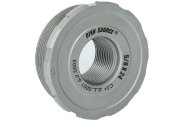 Image of Precision Armament OPEN SOURCE Certified Precision, Direct Thread Suppressor Mount, 5/8-24, Matte Stainless, A60003