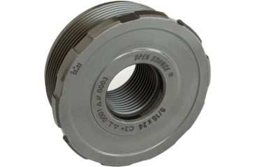 Image of Precision Armament OPEN SOURCE Certified Precision, Direct Thread Suppressor Mount, 9/16-24, Matte Stainless, A60005