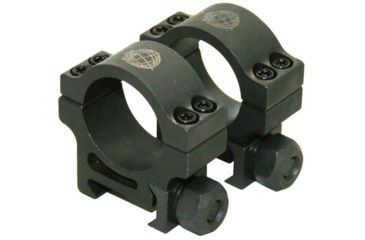 Image of Precision Reflex 1in Steel Rings, Standard, Black, 01-001-01