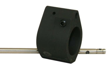 Image of Precision Reflex .875 Adjustable Gas Block w/ Straight Gas Tube, Black, 03-875-02GT