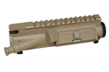 Image of Precision Reflex AR-15 Flat Top Upper Receiver - Striped, FDE, 05-556FR-DE