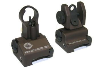 Image of Precision Reflex Flip Up Front &amp; Rear Iron Sight Combo, Flat Dark Earth, 05-2829-DE