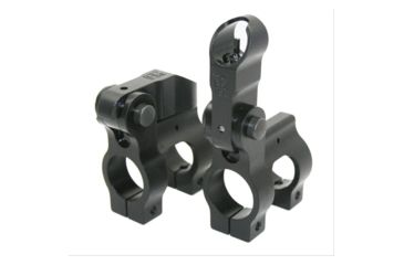 Image of Precision Reflex Flip-Up Front Sight Gas Block, .308, Armalite Elevation, .875 Diameter, Black, 03-0023