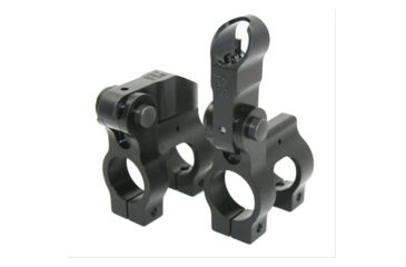 Image of Precision Reflex Flip-Up Front Sight Gas Block, .308, Armalite Elevation, .936 Diameter, Black, 03-0024
