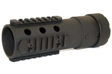 Image of Precision Reflex Gen 3 Free Float Forearm, Round Style, Carbine Length, Black, 05-073-01B