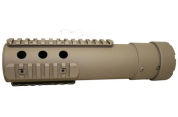 Image of Precision Reflex Gen 3 Free Float Forearm, Round Style, Intermediate Length, Carbon Fiber, Flat Dark Earth, 05-073-02DE