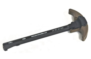 Image of Precision Reflex M84 Gas Buster Charging Handle, Ambidextrous, Large Latch, Mixed, Handle Black latch Flat Dark Earth, 05-2032-LD