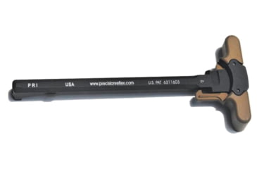 Image of Precision Reflex M84 Gas Buster Charging Handle, Ambidextrous, Original Latch, Mixed, Handle Black latch Flat Dark Earth, 05-2031-LD