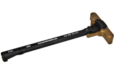 Image of Precision Reflex M84 Gas Buster Charging Handle, Ambidextrous, Original Latch, Mixed, Handle Black latch Flat Dark Earth, 05-2031-LD