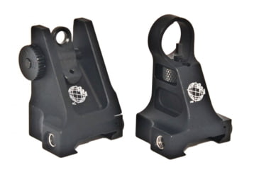 Image of Precision Reflex PRi Fixed Front/Rear Sight w/Thumb Wheel, Black, 05-12829-02