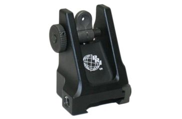 Image of Precision Reflex PRi Fixed Rail Mounted Rear Sight w/ Thumb Wheel, Black, 05-0129