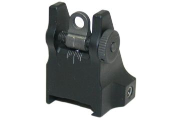 Image of Precision Reflex PRi Fixed Rail Mounted rear Sight, adj Thumb Wheel, Black, 05-0129