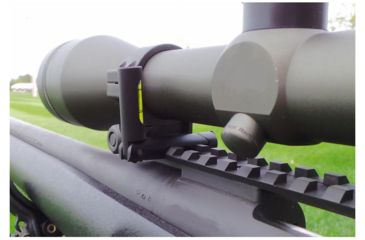 Image of Precision Reflex Rail Mounted Flip Up Anti Cant Device, Black, 02-FUACD