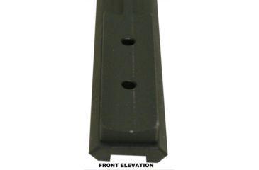 Image of Precision Reflex Remington 700 L.A. 7in Alum. Base, Full 1913 Rail and 15MOA, Black, 02-217-07A