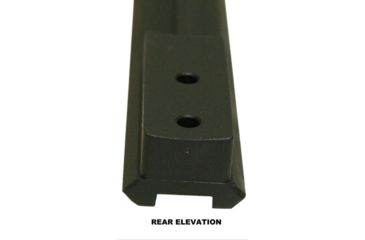 Image of Precision Reflex Remington 700 L.A. 7in Alum. Base, Full 1913 Rail, 20MOA, Black, 02-217-07B