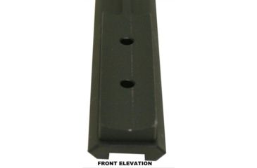 Image of Precision Reflex Remington 700 L.A. 7in Alum. Base, Full 1913 Rail and 20MOA, Black, 02-217-07B
