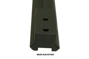 Image of Precision Reflex Remington 700 L.A. 7in Alum. Base, Full 1913 Rail and 25MOA, Black, 02-217-07C