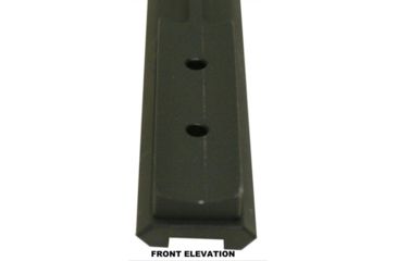 Image of Precision Reflex Remington 700 L.A. 7in Alum. Base, Full 1913 Rail, 25MOA, Black, 02-217-07C