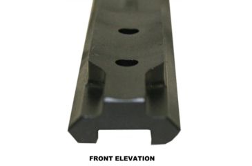 Image of Precision Reflex Remington 700 L.A. 7in Steel Base, Full 1913 Rail w/ 20MOA, Black, 02-217-06B