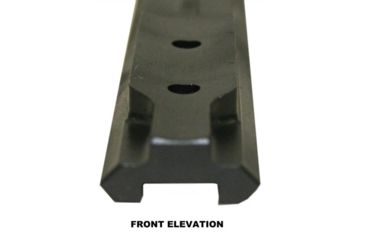 Image of Precision Reflex Remington 700 L.A. 7in Steel Base, Full 1913 Rail, 8-40 Screws, Black, 02-217-0684