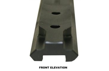 Image of Precision Reflex Remington 700 L.A. 7in Steel Base, Full 1913 Rail, Black, 02-217-06