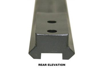 Image of Precision Reflex Remington 700 L.A. 7in Steel Base, Full 1913 Rail, Black, 02-217-06